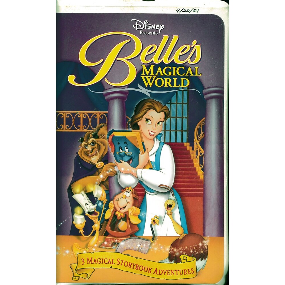 Belle's Magical World (1998) Disney VHS Beauty and the Beast Rare NTSC Clamshell